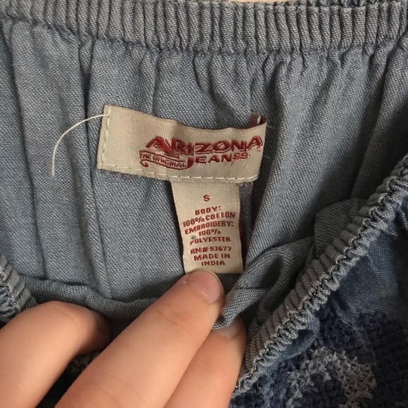 Denim Off The Shoulder Dress - Picture 4 of 5